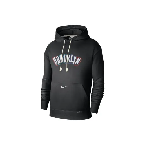 Nike Brooklyn Nets Standard Issue City Edition Men's Nike Dri FIT Nba Courtside Hoodie