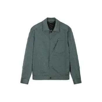 DAVID NAMAN Jackets Men Green