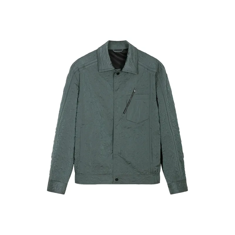 DAVID NAMAN Jackets Men Green-0