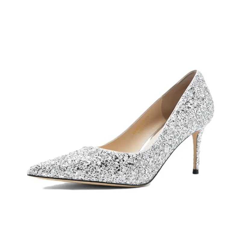 NINE WEST Slim Heel High Heels 9.5cm Women's-12