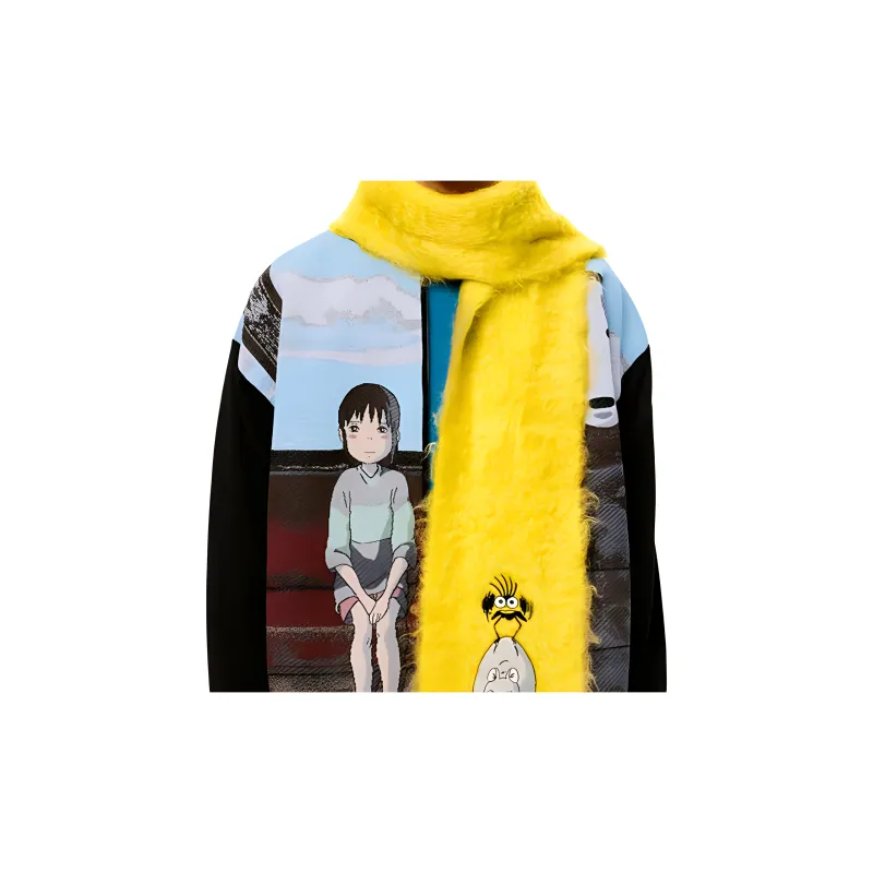 LOEWE Knit Scarves Women's Yellow-2