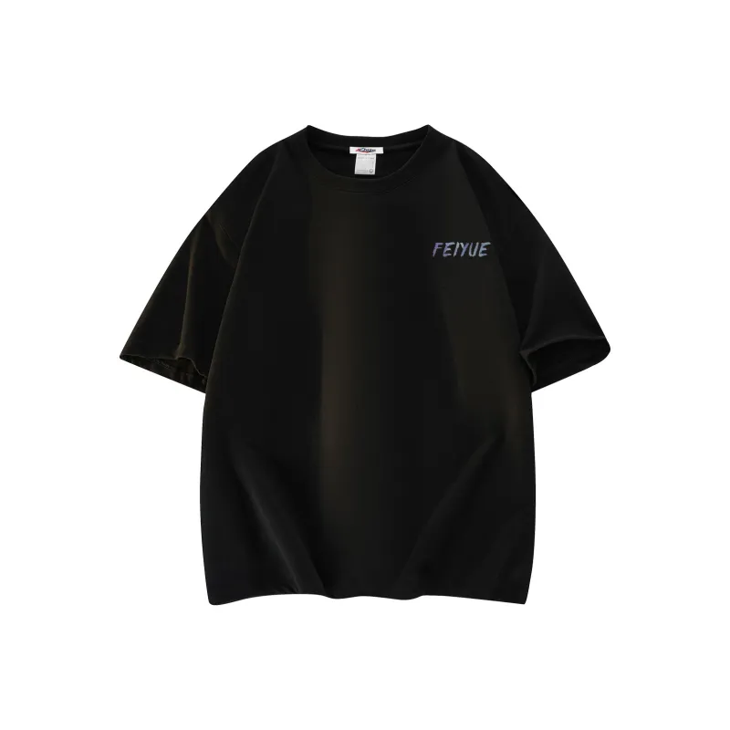 Feiyue Short Sleeved T Shirts Unisex-15
