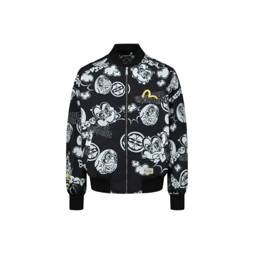 EVISU Jackets Men Black All Over Print