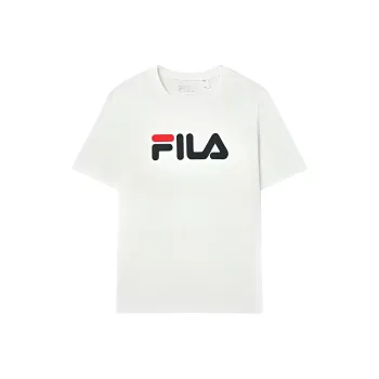 FILA Set in Sleeve T Shirt Unisex White