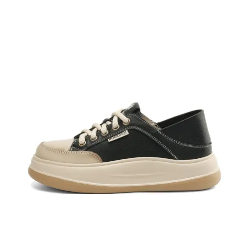BOERDIQI Slip Resistant Low Top Skateboard Shoes Women's