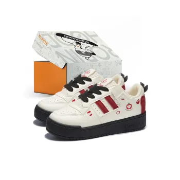 ROBINHOOD Low Top Skateboard Shoes Women's Cherry Red