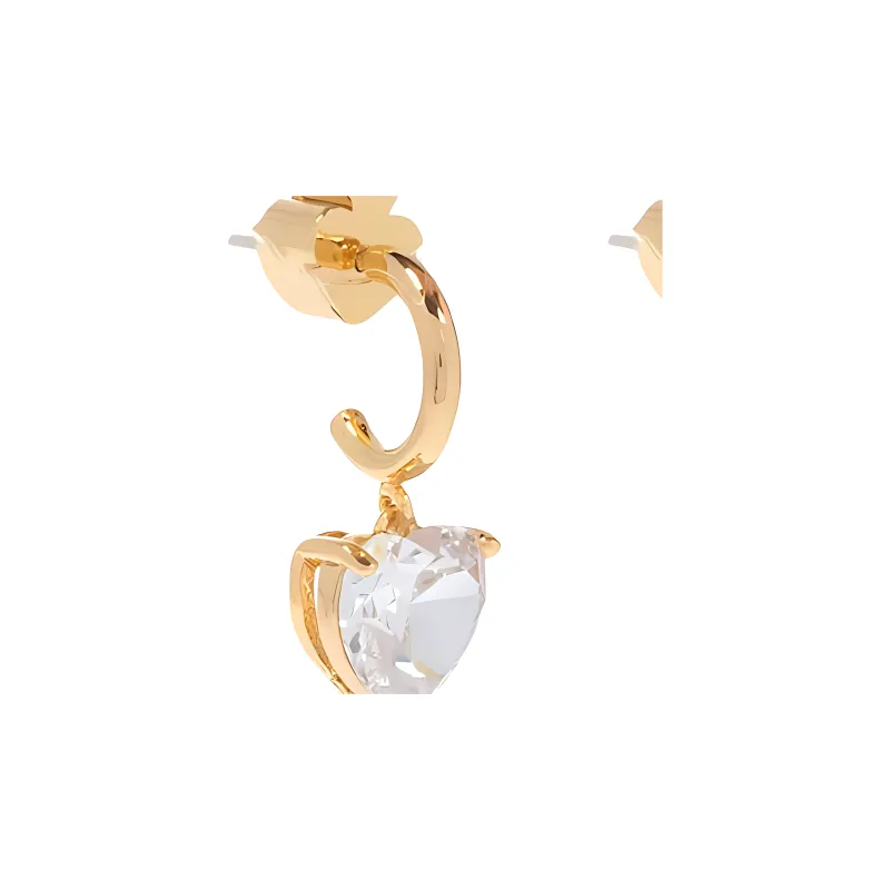 Kate Spade My Love Heart Huggies Earrings-2