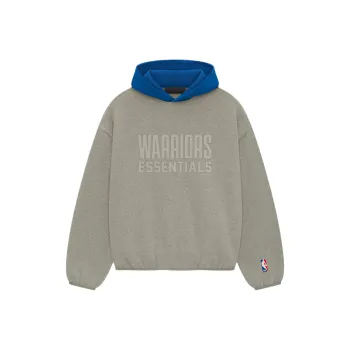 Fear Of God Essentials X Nba Golden State Warriors Hoodie 'Grey Blue'