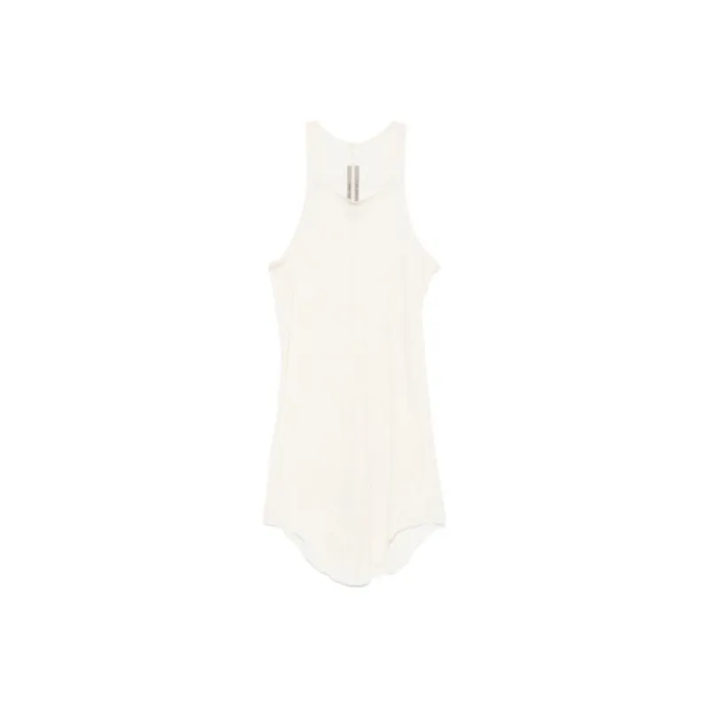 RICK OWENS Longline Cotton Tank Top-0