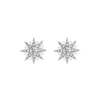 GIVENCHY Stud Earrings Women's Silver