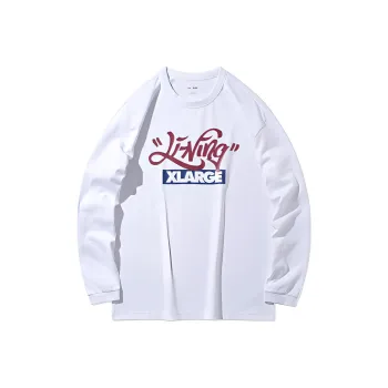 Xlarge X LINING T Shirts Men White