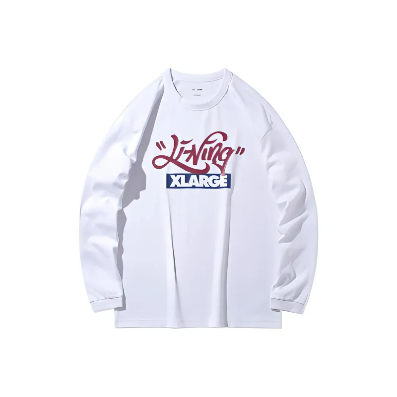 Xlarge X LINING T Shirts Men White-0