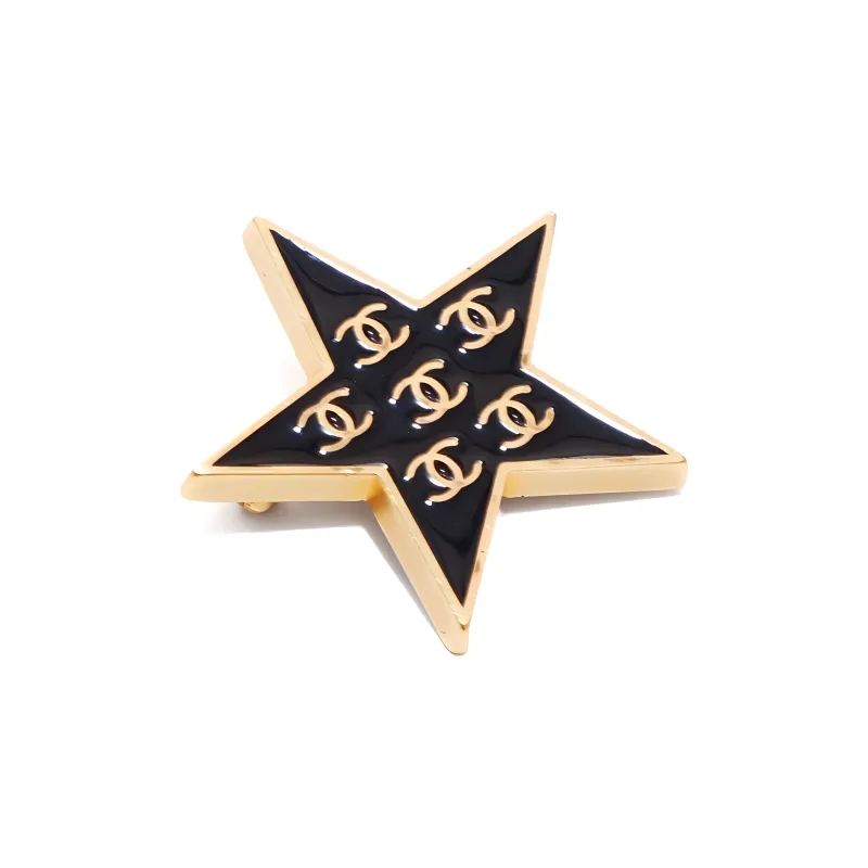 CHANEL Pre Owned 2001 Cc Star Clip on Earrings-2