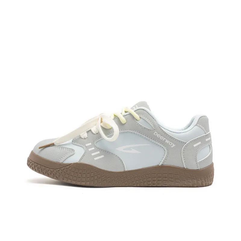 DEERWAY Height Increasing, Abrasion Resistant, Lightweight, And Breathable Low Top Casual Shoes Women's Light Blue-0