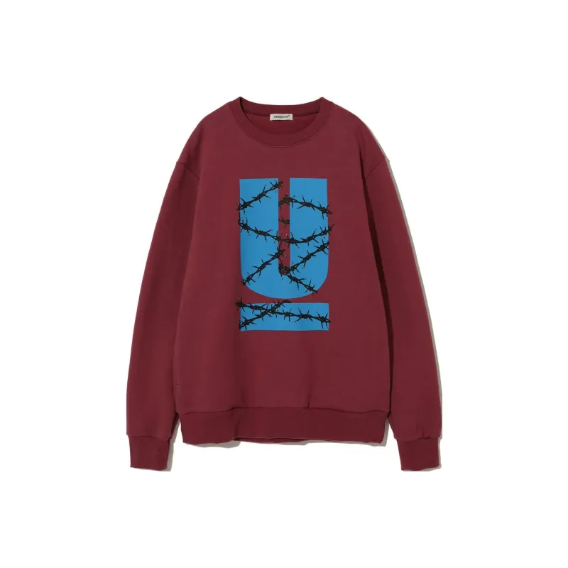 UNDERCOVER Logo print Cotton Sweatshirt-4