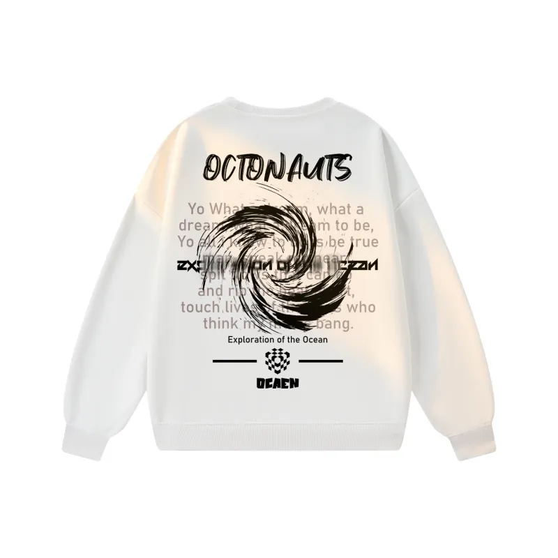 Small Columns Under The Sea Sweatshirt Unisex-0