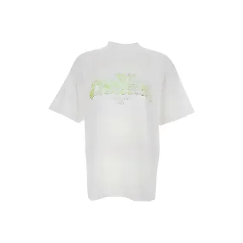 Balenciaga Logo Printed Crewneck T-Shirt