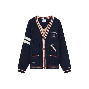 Champion Knitted Fabric Cardigan Men's