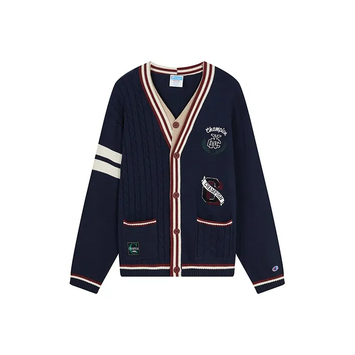 Champion Knitted Fabric Cardigan Men's-0