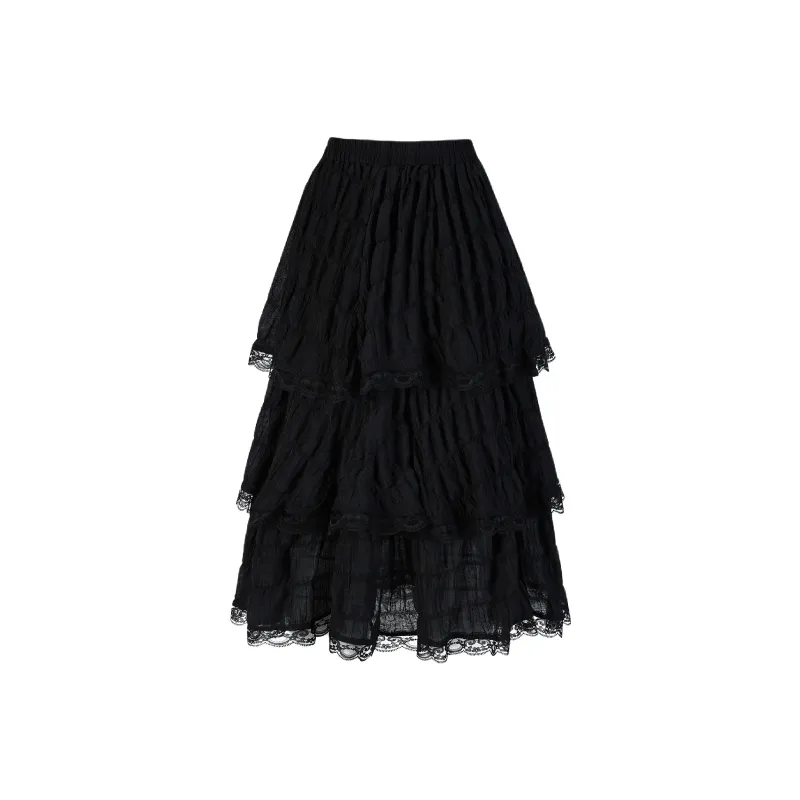 Wen Shan Casual Long Skirt Women's-3