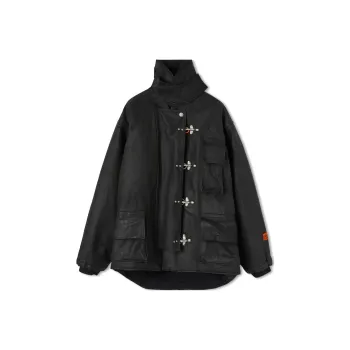 HERON PRESTON Toggle fastening Canvas Jacket