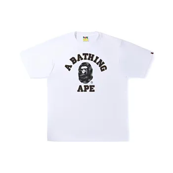 A BATHING APE Stroke Camo College Tee