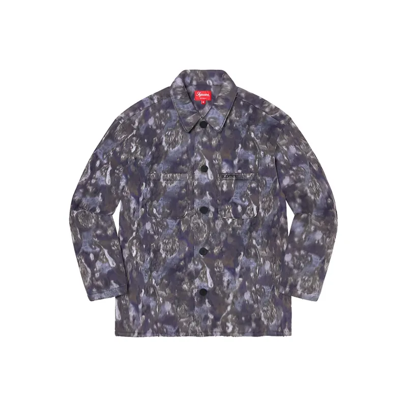 Supreme Paisley Fleece Shirt-2