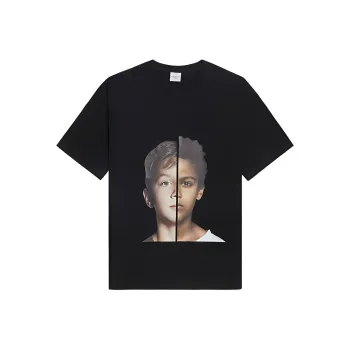 Acme De La Vie/ADLV Crew Neck Loose Fit Straight Short-Sleeved T-Shirt Unisex Black