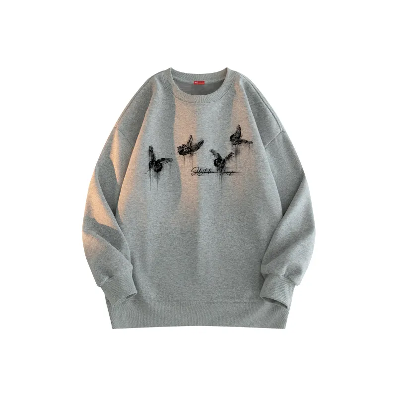 ALI THE FOX Sweatshirt Unisex Black-12