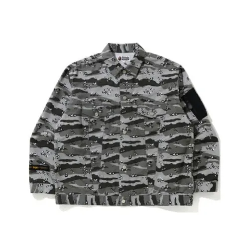A BATHING APE Desert Camo Loose Fit Trucker Jacket