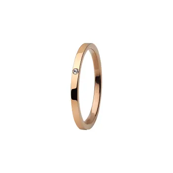 SKAGEN Stainless Steel Diamond Rings Women's Gold
