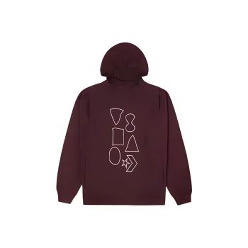 Converse Graphic Bubble Sweatshirts Unisex Maroon