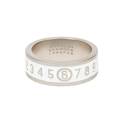 MM6 Maison Margiela Numeric Engraved Ring