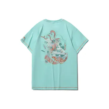 LiNing x Disney Sports Fashion Collection T Shirt Men's Light Blue