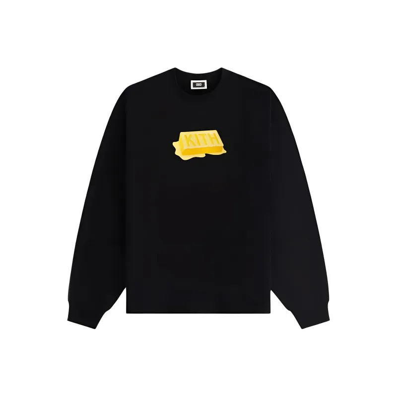 KITH Treats Waffle Butter Nelson Crewneck-0