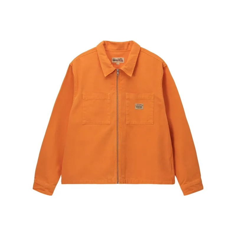 Stussy Washed Canvas Zip Shirt-14