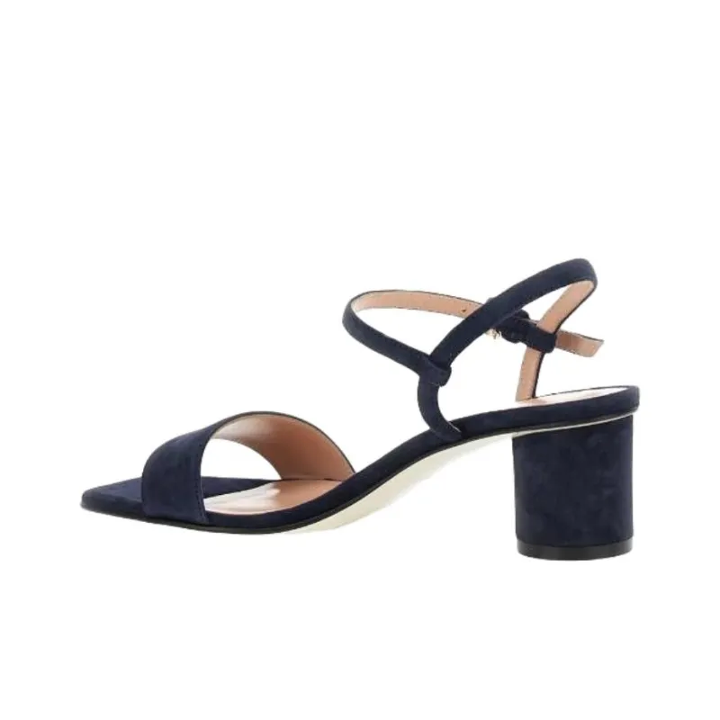 Pollini One Strap Sandals 5cm Women's Blue-3