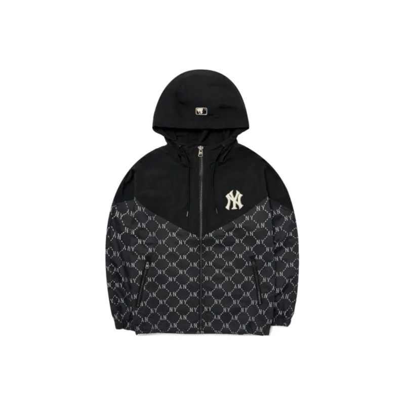 MLB Old Flower Jackets Unisex Black-0