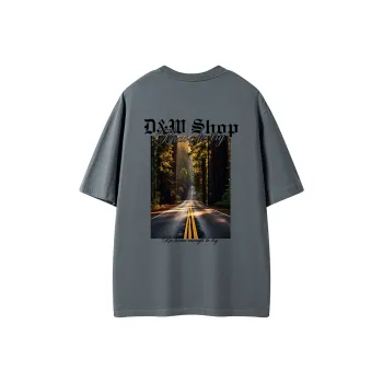 D&W T Shirts Unisex Dark Gray