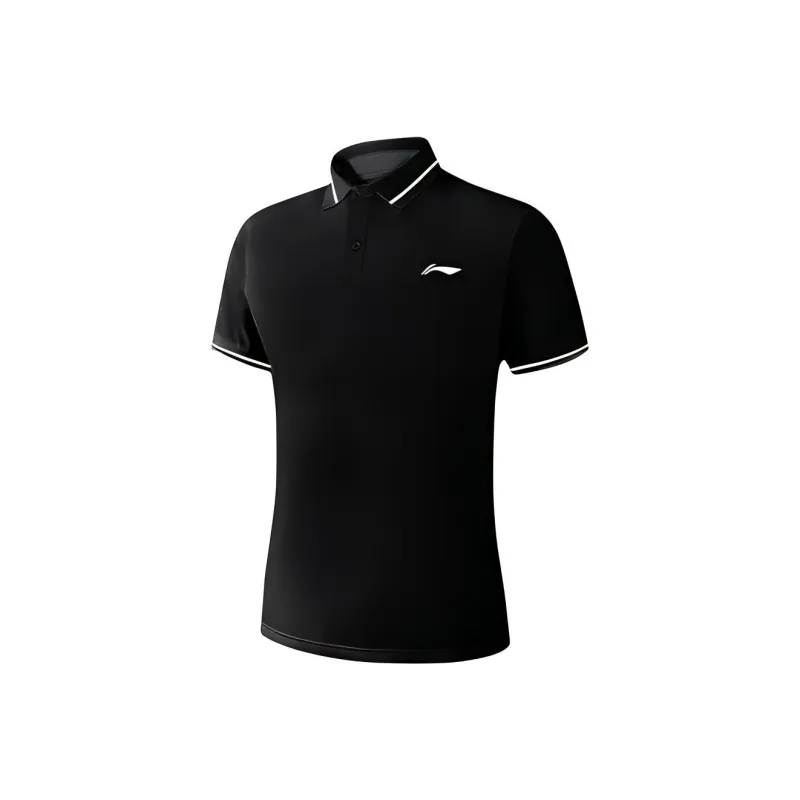 LINING Polo Shirts Men Black-0