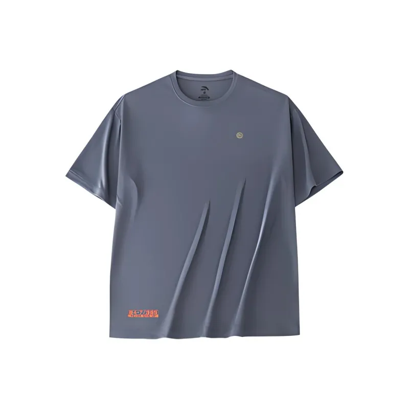 Anta Variety Training Collection T Shirt Men's Men's Gray Clothing-0