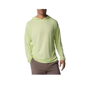 Columbia PFG Solar Stream Omni-Shade Omni-Wick Sweatshirt Men's Spring Yellow