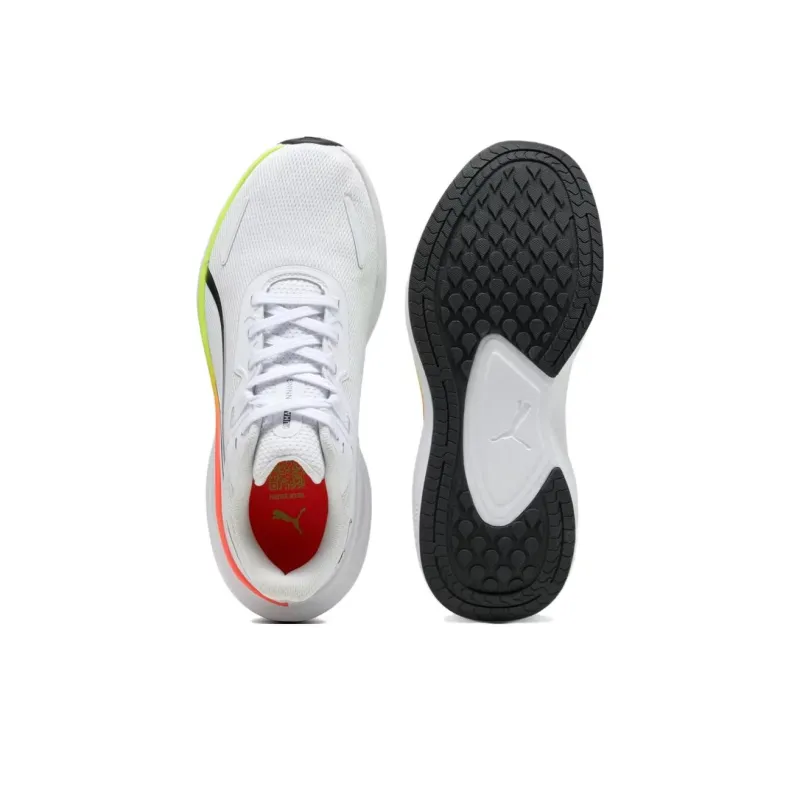 PUMA Skyrocket Lite Anti Slip Wear Resistant Low Top Running Shoes Unisex White-4