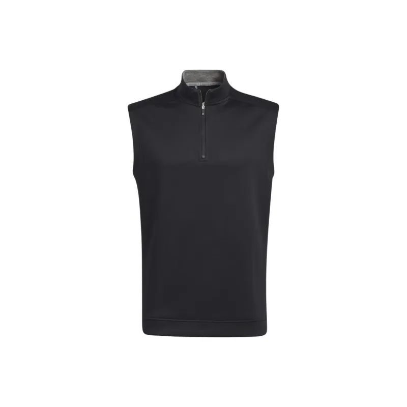 Adidas QUARTER-ZIP VEST Tank Tops Men's Black-0