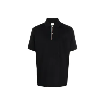Paul Smith Rainbow stripe Cotton Polo Shirt