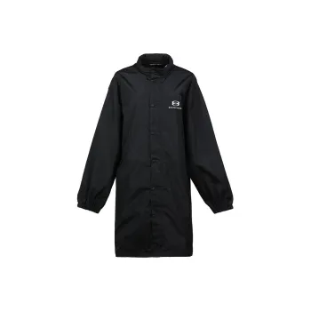 Balenciaga Logo Intarsia Raincoat