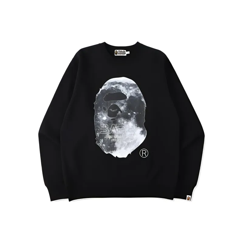Bape Ape Head Moon Crewneck-2
