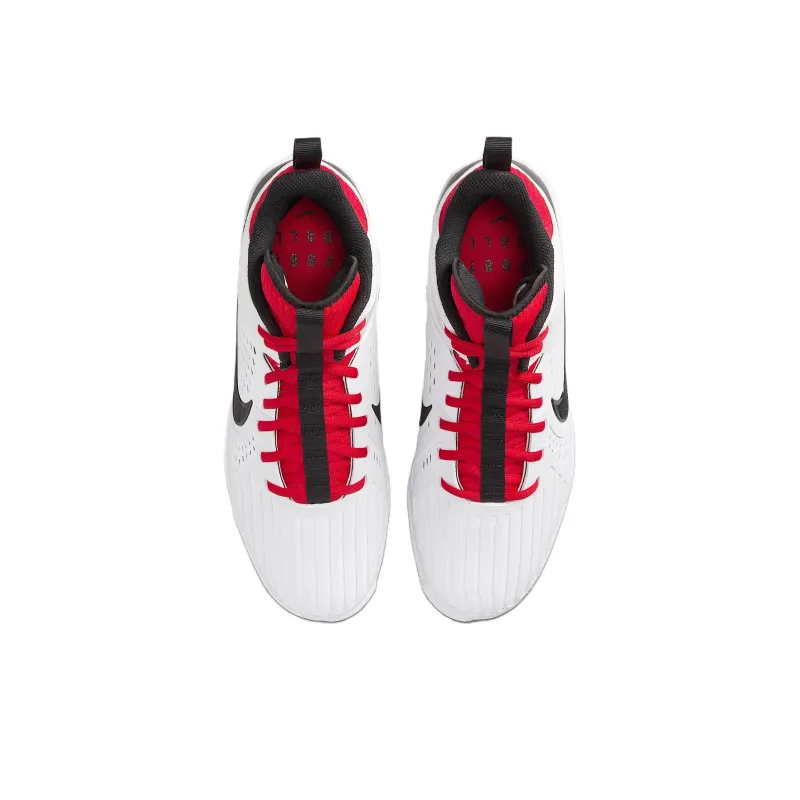Nike Alpha Menace Strong White University Red Dark Smoke Grey Black-3