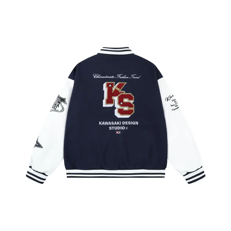 Kawasaki Baseball Jacket Unisex-9