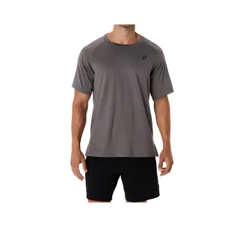 Asics ACTIBREEZE VENTED MESH SHORT SLEEVE TOP T Shirt Men's Gray